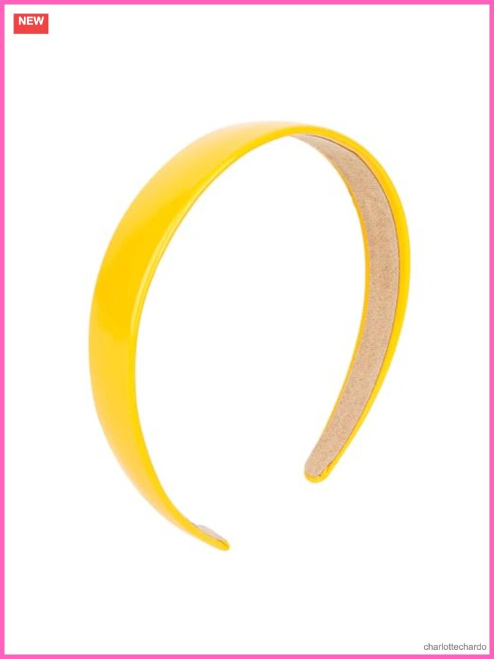1 Inch Faux Leather Thin Headband Hair Accessory for Women